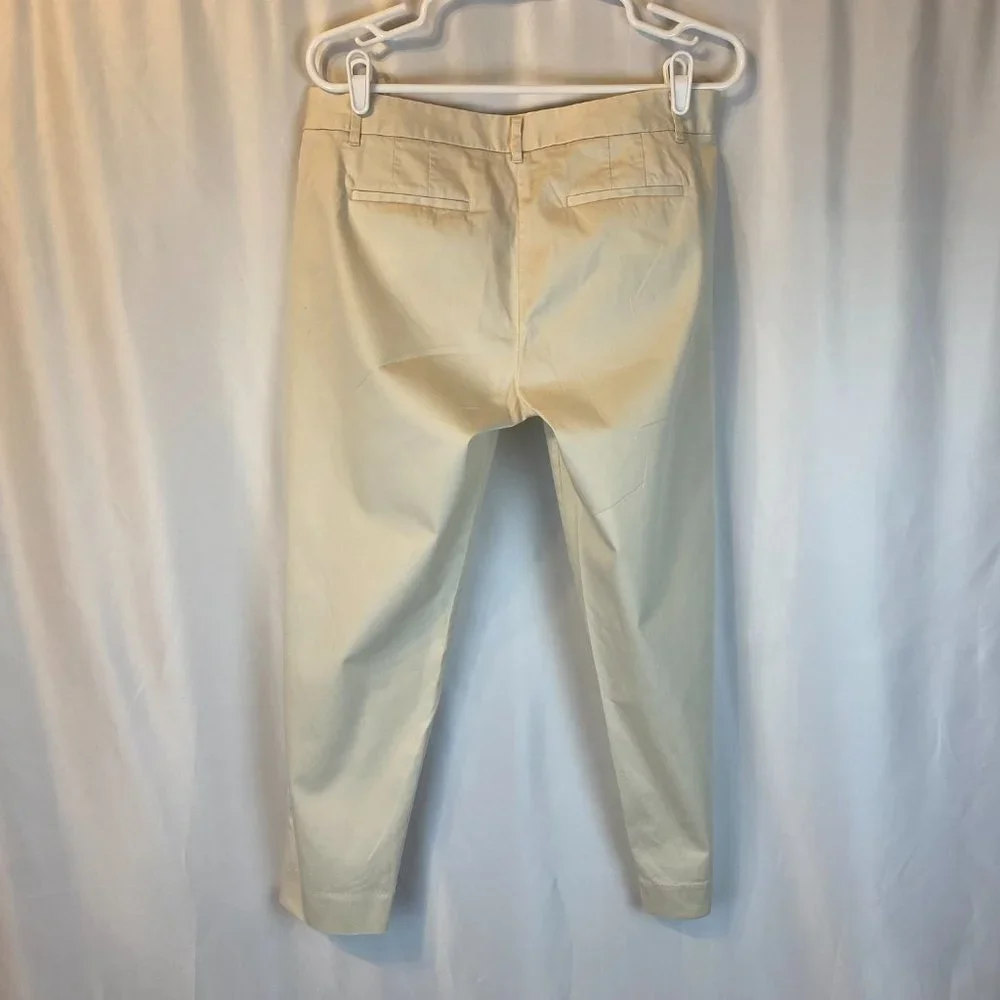 J. Crew Skimmer Pants in Beige, Size 8. - Picture 2 of 5